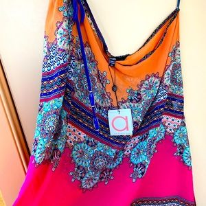 Analili Bright One Shoulder Blouse
